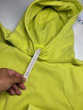 Neon Lime Green Hooded Sweatshirt